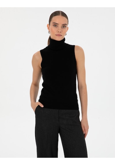 Pierre Cardin Kadın Siyah Kazak /triko 50316336-vr046 Siyah