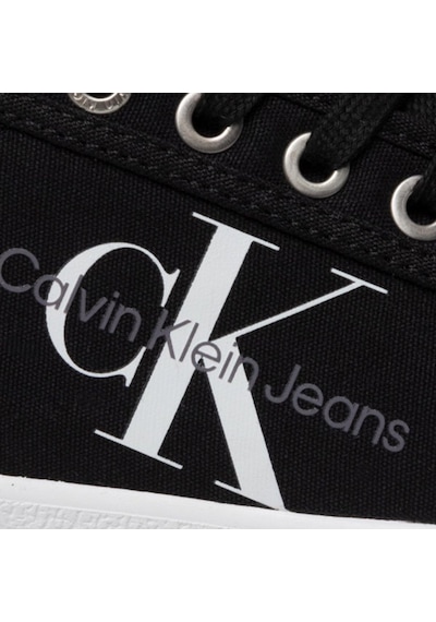 Calvin Klein Ess Vulcanized Low Loceup Mens Sneaker Erkek Günlük Spor Ayakkabı Siyah-beyaz Calvin Klein Ess Vulcanized Low Loceup Mens Sneaker Erkek Günlük Spor Ayakkabı Siyah-beyaz
