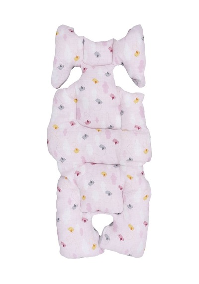Ezh Collection 8011 Müslin Puset ve Oto Koltuğu Minderi Pembe