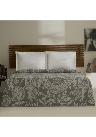 Home Avery Müslin Çift Kişilik Tek Pike Gri Açik Gri