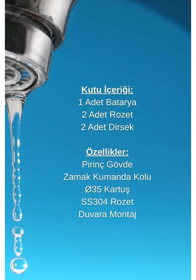 İtimat İdea Black 561.cb Miks Banyo Bataryası Siyah Gri