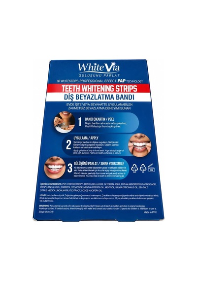 Pap Technology Diş Beyazlatma Bandı 10 Paket 20 Strip