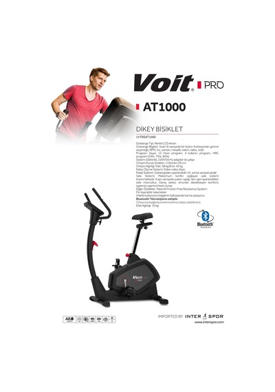 Voit Pro At1000 Dikey Bisiklet Renkli