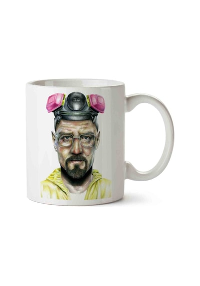 Breaking Bad 5 Porselen Kupa Bardak Beyaz