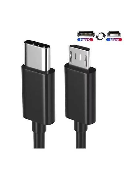 Type-c To Micro Usb Çevirici Dönüştürücü Kablo 80 Cm