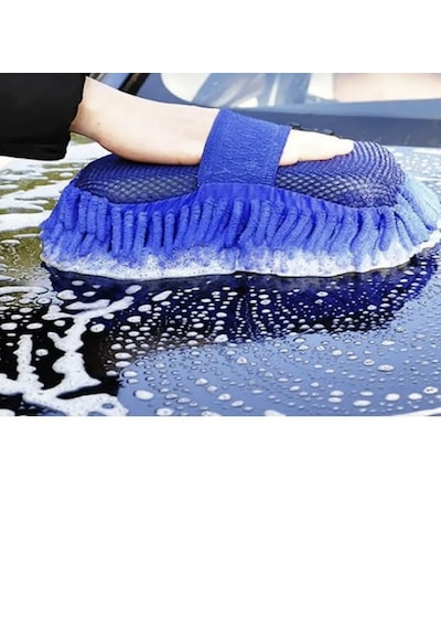 Point Mikrofiber Araba Yıkama Eldiveni Süngeri Temizleme Oto Bakım Yıkama Bezi Havlu
