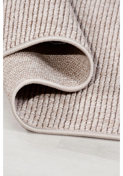 Ecolle Modern Halı Dayanıklı, Yumuşak Dokulu, Dokuma Taban, Tozumaz Bej
