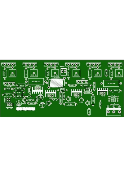 300 Watt Tek Kanal Mono Amfi Devre Kartı Yeşil