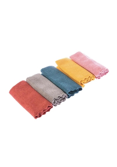 Mikrofiber Cam Ve Yüzey İz Bırakmayan Temizlik Bezi 5 Adet