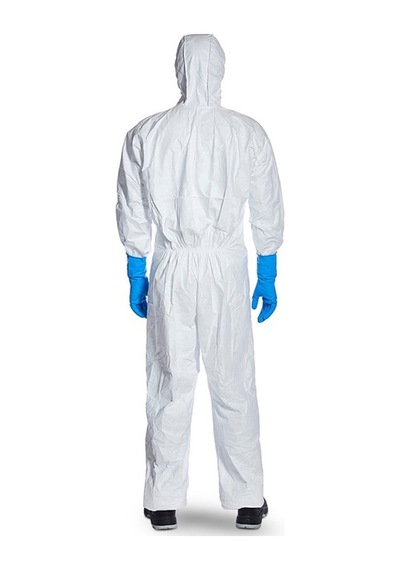 Dupont Tyvek 500 Xpert Başlıklı Kimyasal Koruyucu Tulum - L