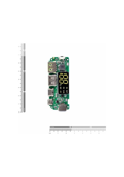 Çift Usb 5v 2.4a Usb Micro / Type-c Hızlı Şarj Power Bank Modülü