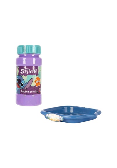 Disney Stitch Bubble Blaster Köpük Tabancası + 500 Ml Solüsyon Hediye Çok Renkli