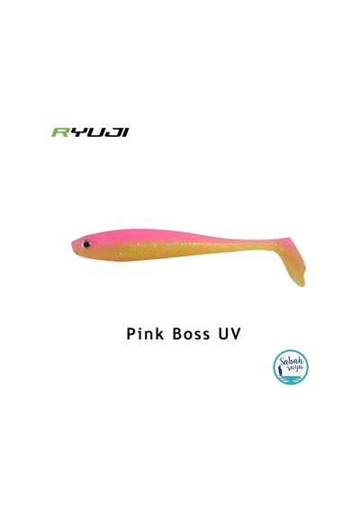 Ryuji Panic Shad 9cm 5.5gr Silikon Balık 3 Adet Pink Boss Uv