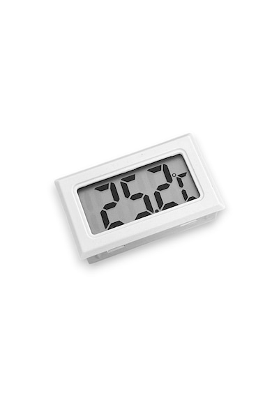 Dijital Mini Sıcaklık Isı Ölçer - Beyaz