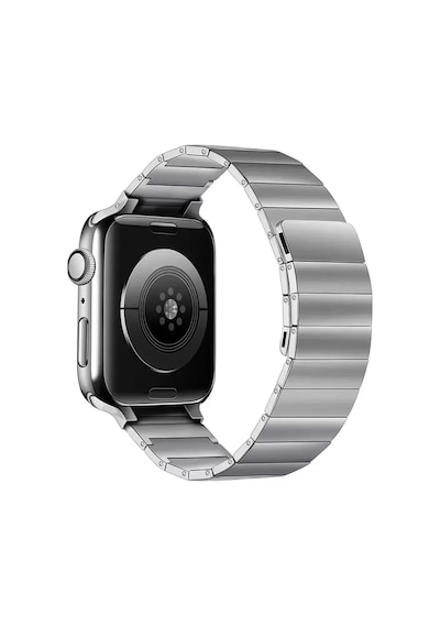 Newface Apple Watch Uyumlu 38mm Kr404 Huks Kordon - Gümüş