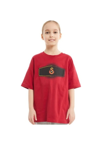 Galatasaray Lisanslı Kırmızı Çocuk T-shirt KIrmızı