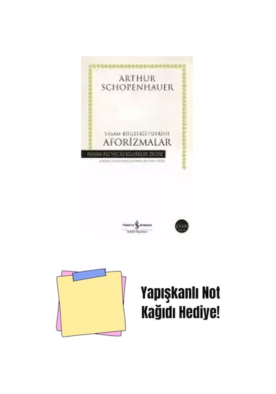 Yaşam Bilgeliği Üzerine Aforizmalar + Yapışkanlı Not Kağıdı