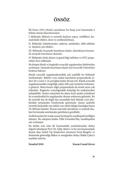 Tıbbi Formüler - İlaç Ansiklopedisi
