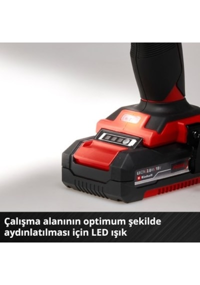 Akülü Darbeli Vidalama, 18 V, 48 Nm, Pratik Kullanım