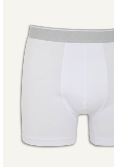 Defacto Regular Fıt 3'lü Beyaz Erkek Boxer G8561ax/wt34