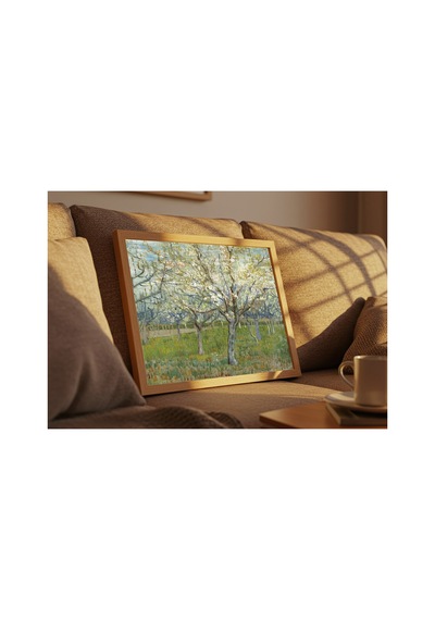 Van Gogh Van Gogh Pembe Meyve Bahçesi Çerçevesiz Poster 21x30 Cm A4 Tablo Van Gogh Post Empresyonizm