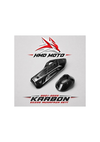 Pcx 2021-2025 Model Egzoz Karbon Kapak Set
