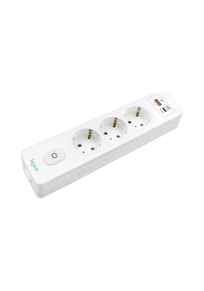 Üçlü Anahtarlı Usb Hızlı Şarjlı 20w Topraklı Priz, 2m, Çocuk Korumalı