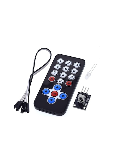 Arduino Kızılötesi Ir Alıcı Verici Kit Kumanda Sensör Seti Ir Modül Paketi