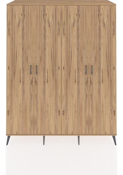 Kronos Gardrop 4 Raflı 4 Kapaklı 4 Askılı 176x59x221 Çam-çam Çam Kronos Gardrop 4 Raflı 4 Kapaklı 4 Askılı 176x59x221 Çam-çam Çam