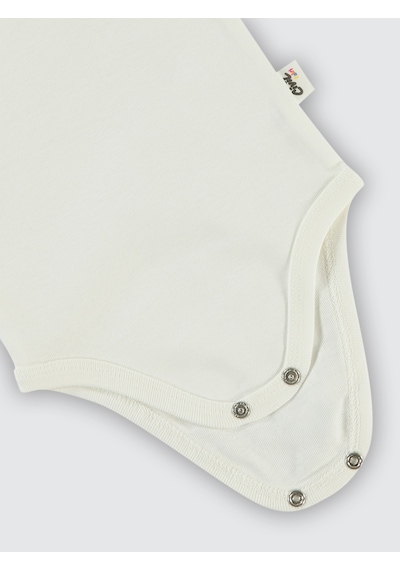 Civil Baby Düz Kısa Kol 5 li 3-9 Ay Çıtçıtlı Badi Beyaz