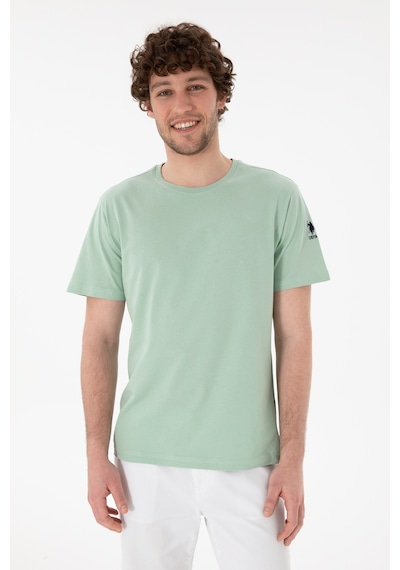 U.S. Polo Assn. Erkek Regular Fit Bisiklet Yaka Su Yeşili Basic Tişört 50305985-VR048 U.S. Polo Assn. Erkek Regular Fit Bisiklet Yaka Su Yeşili Basic Tişört 50305985-VR048