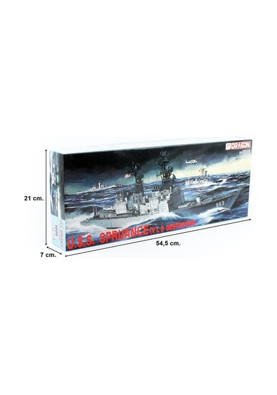 Dragon 1006 1/350 Ölçek, Uss Spruance Dd-963 Destroyeri Plastik Model Kiti