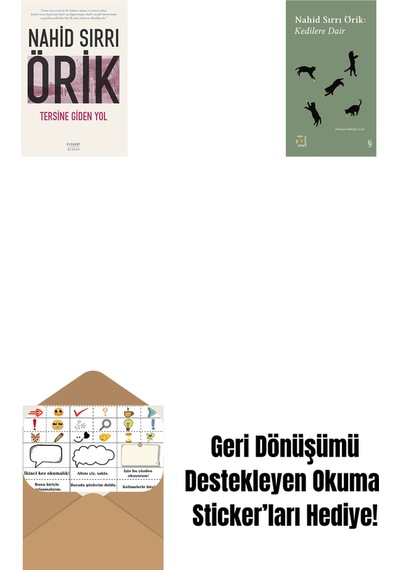 Tersine Giden Yol + Everest Açıkhava 29 - Kedilere Dair + Okuma Sticker'ları