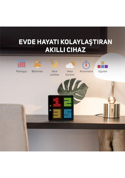 Divoom Timebox Evo Bluetooth Hoparlör + Pixoo Max Led Ekran Seti