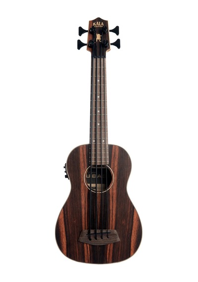 Kala U-bass Şeritli Abanoz Elektro Akustik Mini Bas Gitar
