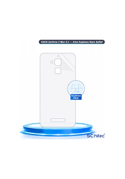 Asus Zenfone 3 Max 5.2 Uyumlu Arka Yüzey Hidrojel Koruyucu Film 94060924