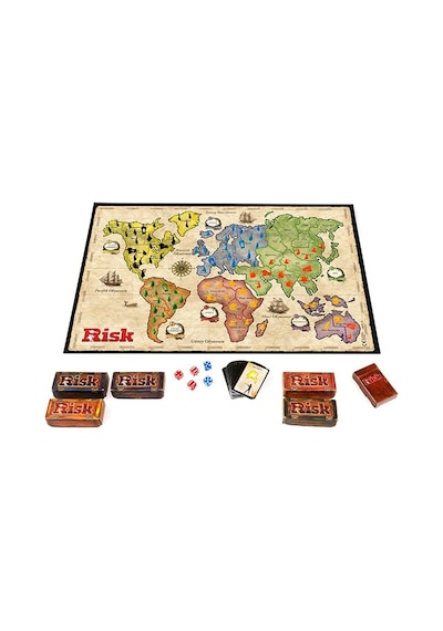 Hasbro Gaming Risk Askeri Strateji Oyunu B7404 10+ Yaş Eğlenceli Oyun 2-5 Oyuncu İçin Renkli