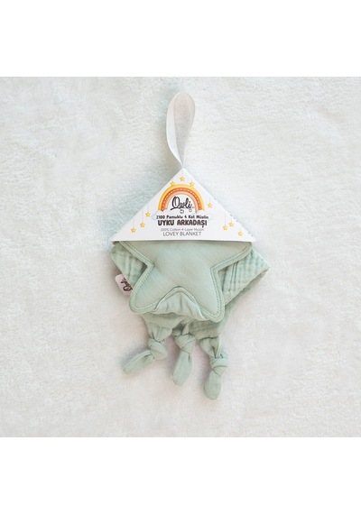 Owli Lovelayers Müslin Uyku Arkadaşı Mint Yeşili