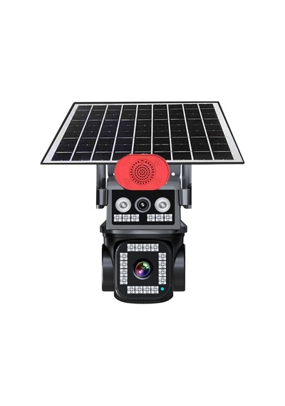Onqam On-sg4272 2x2mp 4g Esım Dış Mekan Güneş Enerjili Pt Güvenlik Kamerası - 2 Lensli, 7/24 Kayıt