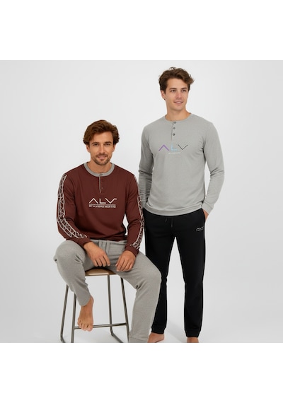 Bonbon Erkek Pamuklu Bohçalık Ve Çeyizlik 2 Adet 2'li Pijama Takımı Bb2228 Çok Renkli