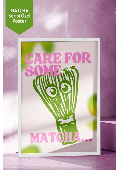 Mim And More X Luminara Studio Care For Some Matcha Poster