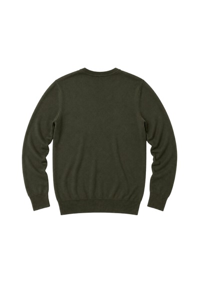 Battalmoda Erkek Büyük Beden Haki V Yaka Pamuklu Kazak 3xl-4xl-5xl-6xl