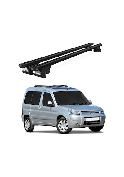 Venüs Citroen Berlingo 2003-2007 Uyumlu Siyah Ara Atkı Port Bagaj Tavan Barı