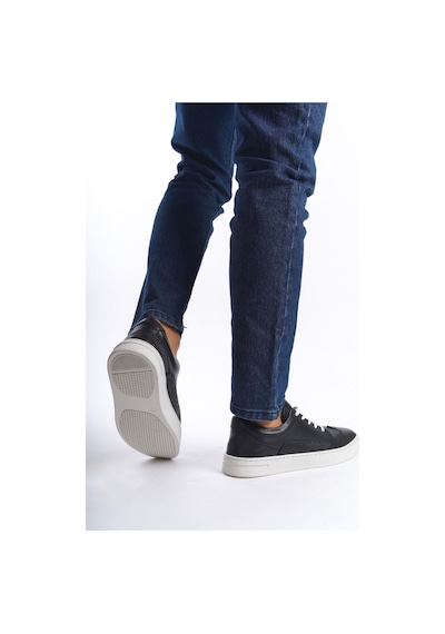 Mubiano Hakiki Deri Erkek Spor Ayakkabı & Sneaker Siyah-mbkry013-s Siyah