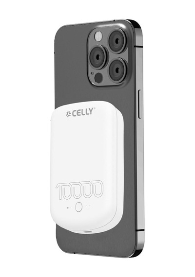Celly Magsafe 10w 10kmah Powerbank Pro - Beyaz Beyaz