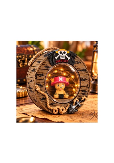 One Piece Monkey D. Luffy Varil Tasarımlı Led Işıklı Biblo & Gece Lambası Chopper I Chopper I
