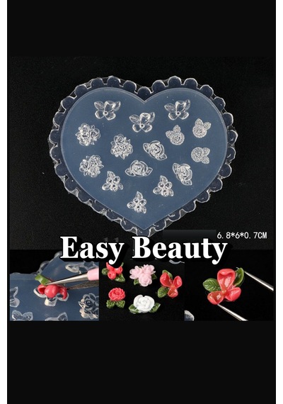 Nail Art Charm Silikon Kalıp Nail Art Desen Kalıbı, Charm Tırnak Süsleme 3d Silikon Kalıp 30
