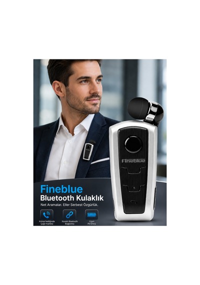 Bluetooth Kulaklık Titreşimli Makaralı Fineblue F910 Diğer