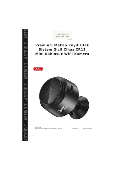 Premium Mekan Kayıt Ufak Sistem Gizli Cihaz Cr12 Mini Kablosuz Wifi Kamera Çok Renkli