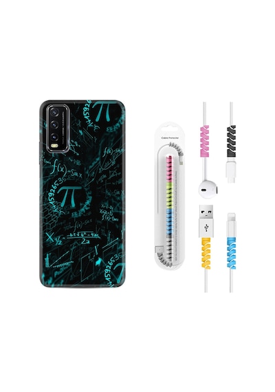 Vivo Y20 Kılıf Kablo Koruyuculu Pi 1701